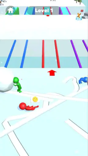 Snow Race 3D: Fun Ball Racing screenshot