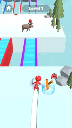 Snow Race 3D: Fun Ball Racing screenshot