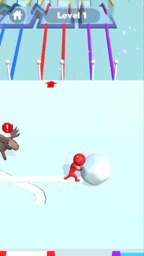 Snow Race 3D: Fun Ball Racing screenshot
