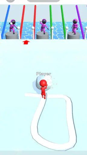 Snow Race 3D: Ice Bridge Run screenshot