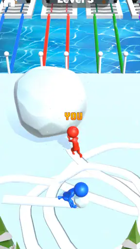Snow Race 3D: Ice Bridge Run screenshot
