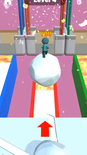 Snow Race 3D: Ice Bridge Run screenshot