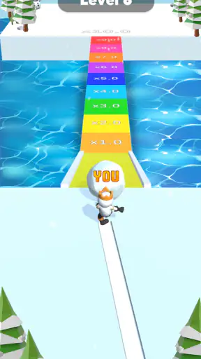 Snow Race 3D: Ice Bridge Run screenshot