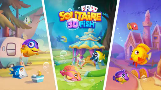 Solitaire 3D Fish screenshot