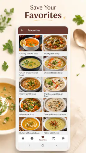Soup Recipes: Soup Cooking App screenshot