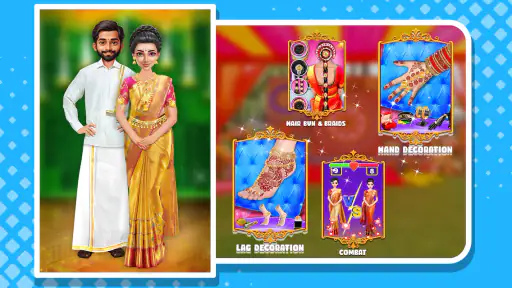 South Indian Bride Wedding Fun screenshot