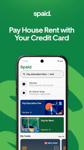 Spaid : Pay with Credit Card screenshot