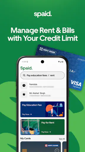 Spaid : Pay with Credit Card screenshot