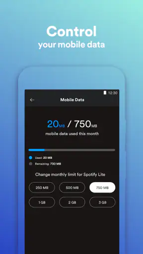 Spotify Lite screenshot