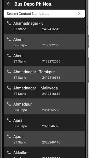 ST Bus Time Table Maharashtra screenshot
