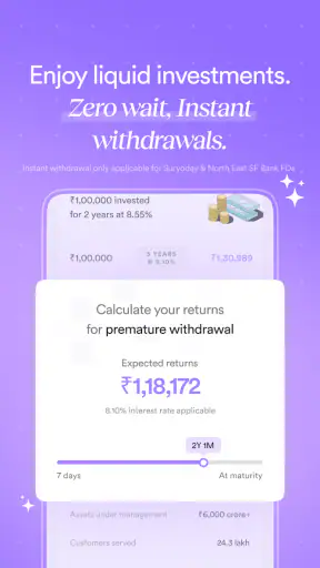 Stable Money: Earn 9.10% on FD screenshot