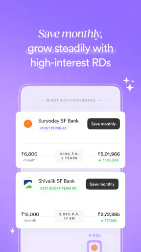 Stable Money: Earn 9.10% on FD screenshot