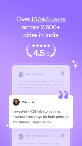 Stable Money: Earn 9.10% on FD screenshot
