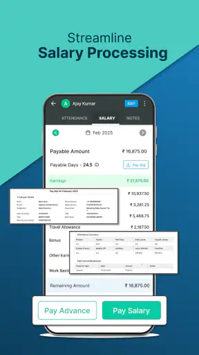 Staff Attendance & Payroll App screenshot