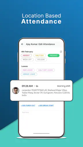 Staff Attendance & Payroll App screenshot