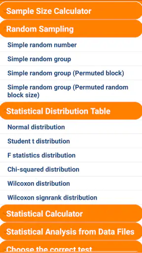 Statistics and Sample Size Pro screenshot