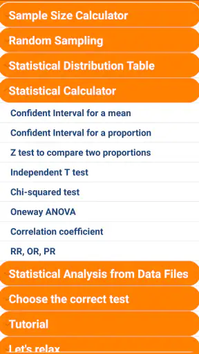 Statistics and Sample Size Pro screenshot
