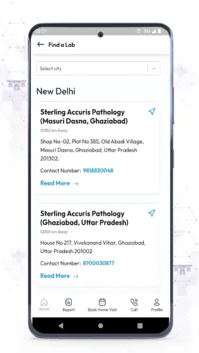 Sterling Accuris Diagnostics screenshot