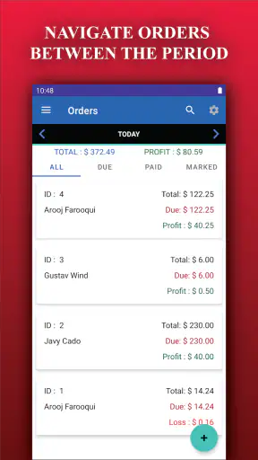 Store Manager: stock and sales screenshot