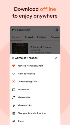 Storytel: Audiobooks & Ebooks screenshot