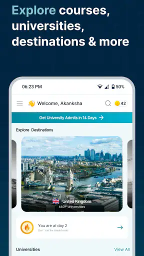 Study Abroad with Leverage screenshot