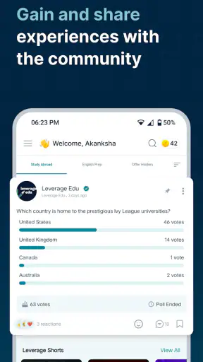 Study Abroad with Leverage screenshot