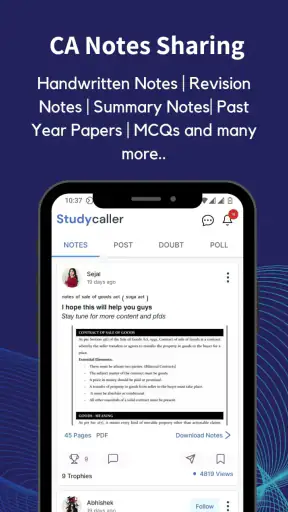 Studycaller: CA CS ACCA Notes screenshot