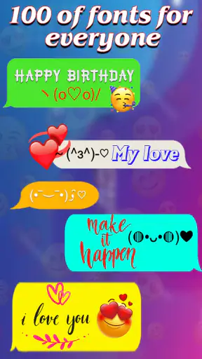 Stylish Font Keyboard screenshot