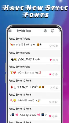 Stylish Font Keyboard screenshot