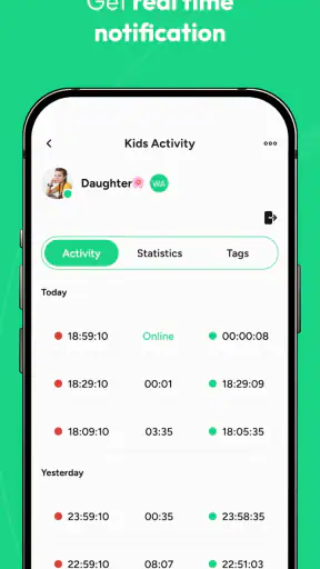 Suna: Parental Online Tracker screenshot
