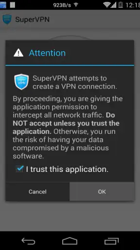 SuperVPN Pro screenshot