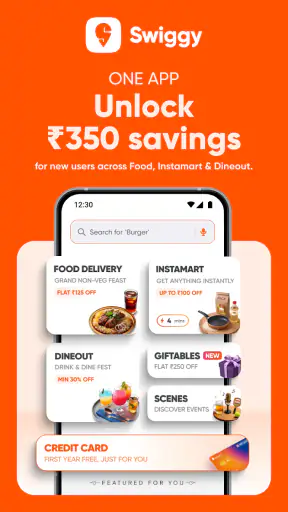 Swiggy: Food Instamart Dineout screenshot