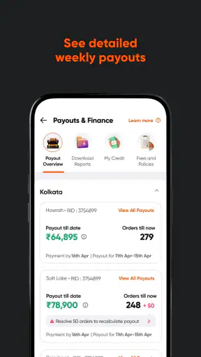 Swiggy Partner App screenshot
