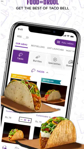 Taco Bell IN screenshot