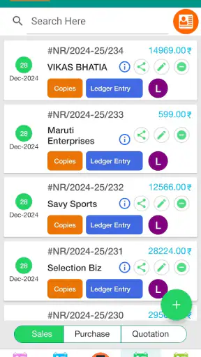 Tally Invoice GST Billing App screenshot