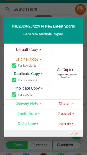 Tally Invoice GST Billing App screenshot