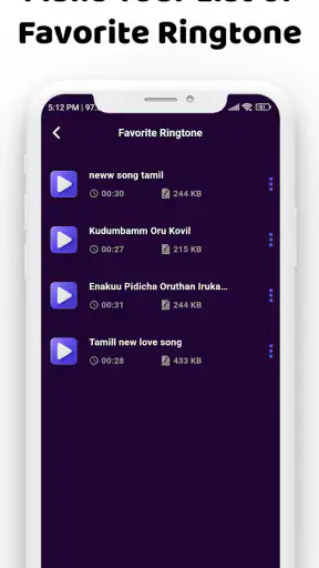 Tamil Ringtones தமிழ் ரிங்டோன் screenshot