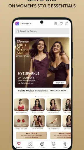 Tata CLiQ Fashion Shopping App screenshot