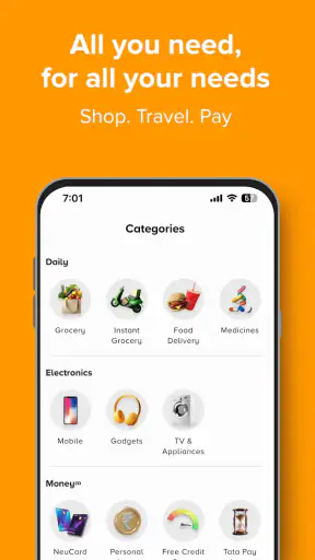 Tata Neu:Shop, Travel, Finance screenshot
