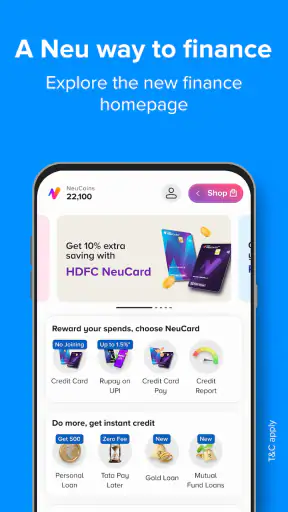 Tata Neu:Shop, Travel, Finance screenshot