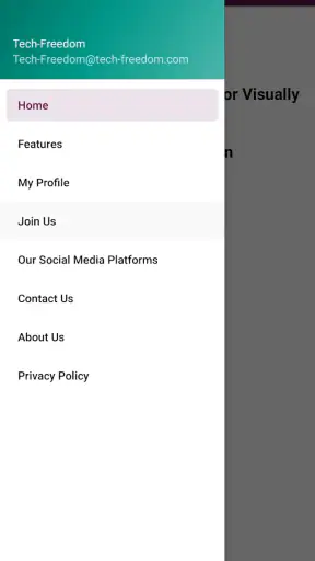 Tech-Freedom: blind toolkit screenshot