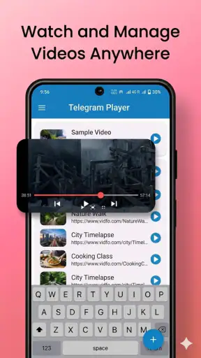 Telegram Player screenshot