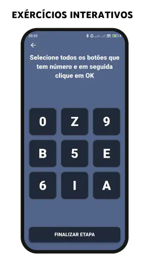 Testes de Visão screenshot