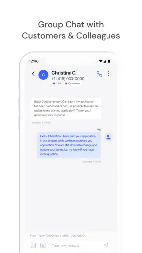 Textr Team: 2nd Business Phone screenshot