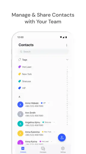 Textr Team: 2nd Business Phone screenshot
