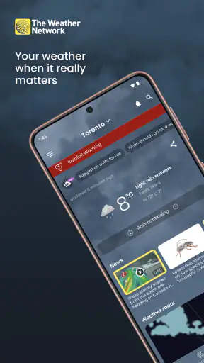 The Weather Network screenshot