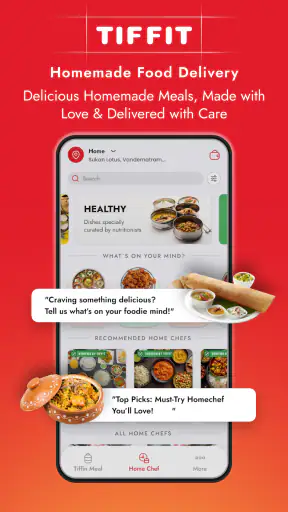 TiffiT- HomeMade Food Delivery screenshot