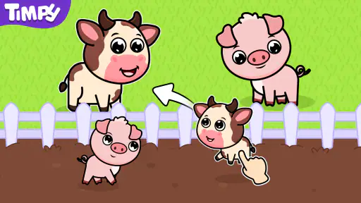 Timpy Kids Animal Farm Games screenshot