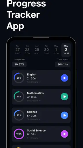TrackIt: Study Tracker & Timer screenshot