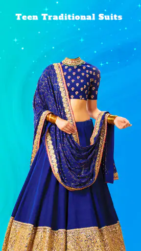 Traditional Girl Photo Suits - screenshot
